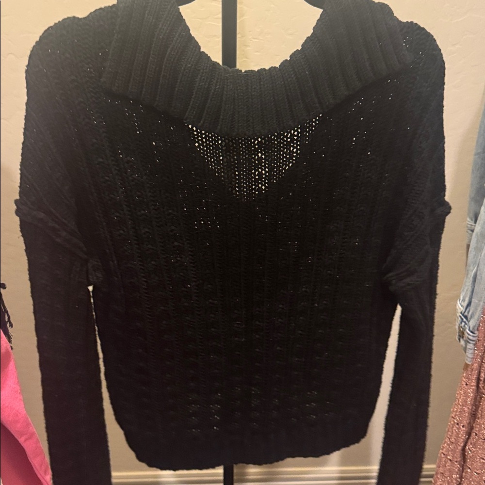 EUC Free People Traveler Cable Pullover - Picture 4 of 6